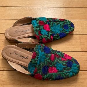 Free People At Ease Embroided Loafer